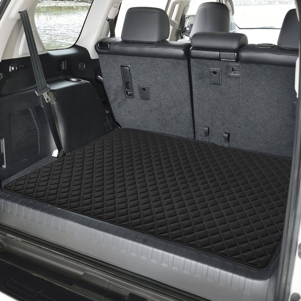 FH Group, Cargo Liner 32" For Truck SUV Faux Leather Heavy Duty Diamond