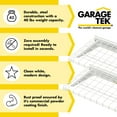 GarageTek 24" Heavy Duty Shelf with Steel Rod Wall Mount Shelf