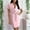 Pink, variant on ZZwxWA Women's Sexy Puff Short Sleeve Blazer Dresses Notched Lapel Double Breasted Casual Belted Work Office Mini Dress