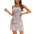 thumbnail image 1 of Lazy Daisy Pattern Sweetheart Knot Flared Dress Fashion Design Large Size Loose Dress Flowers Floral Floral Pattern Floral, 1 of 5
