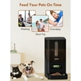 thumbnail image 5 of NPET Automatic Pet Feeder, 6L Dog and Cat Food Dispenser for Small & Medium Pets, Automatic Dog Feeder with Programmable Timer (Black), 5 of 6