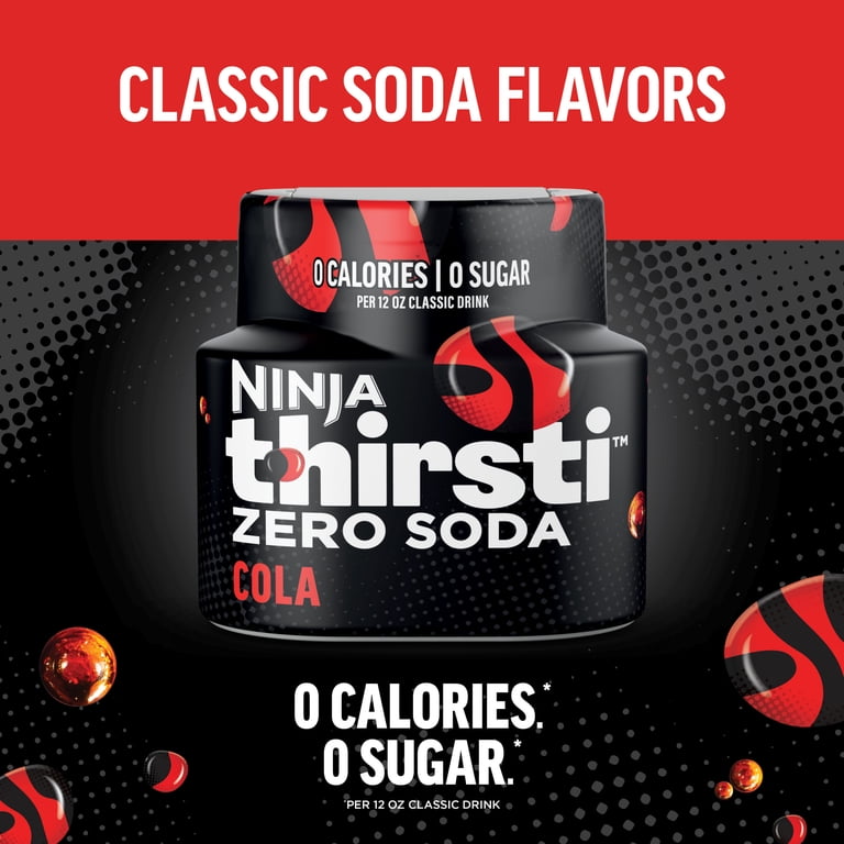 Ninja Thirsti ZERO SODA Cola Flavored Liquid Water Drops, 1 Flavor