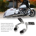 thumbnail image 3 of Motorcycle Highway Foot Peg Chrome Adjustable Comfortable Pedal, 3 of 7