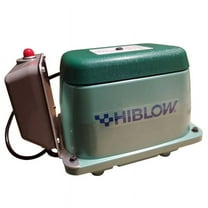 Hiblow 4000159 80A 0.1 HP 1056 GPH Aluminum Switchless Septic Air Pump