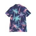 thumbnail image 3 of QUNYINEY Casual Button Down Shirts for Women Trendy Hawaiian Short Sleeve Collared Tops Summer Beach Loose Tops for Women, 3 of 6