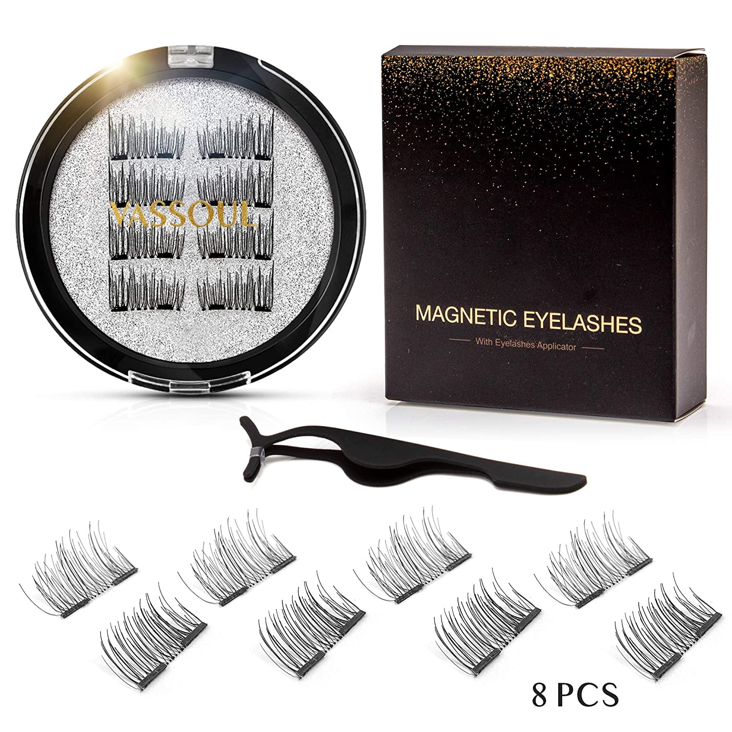 Dual Magnetic Eyelashes 0.2mm Ultra Thin Magnet Lightweight & Easy to