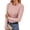 Pink, variant on Ekouaer Women's Long Sleeve Shirts 3 Packs Crew Neck Stretchy Fitted Tops Ribbed Base Layer Soft Thermal Undershirts Tee