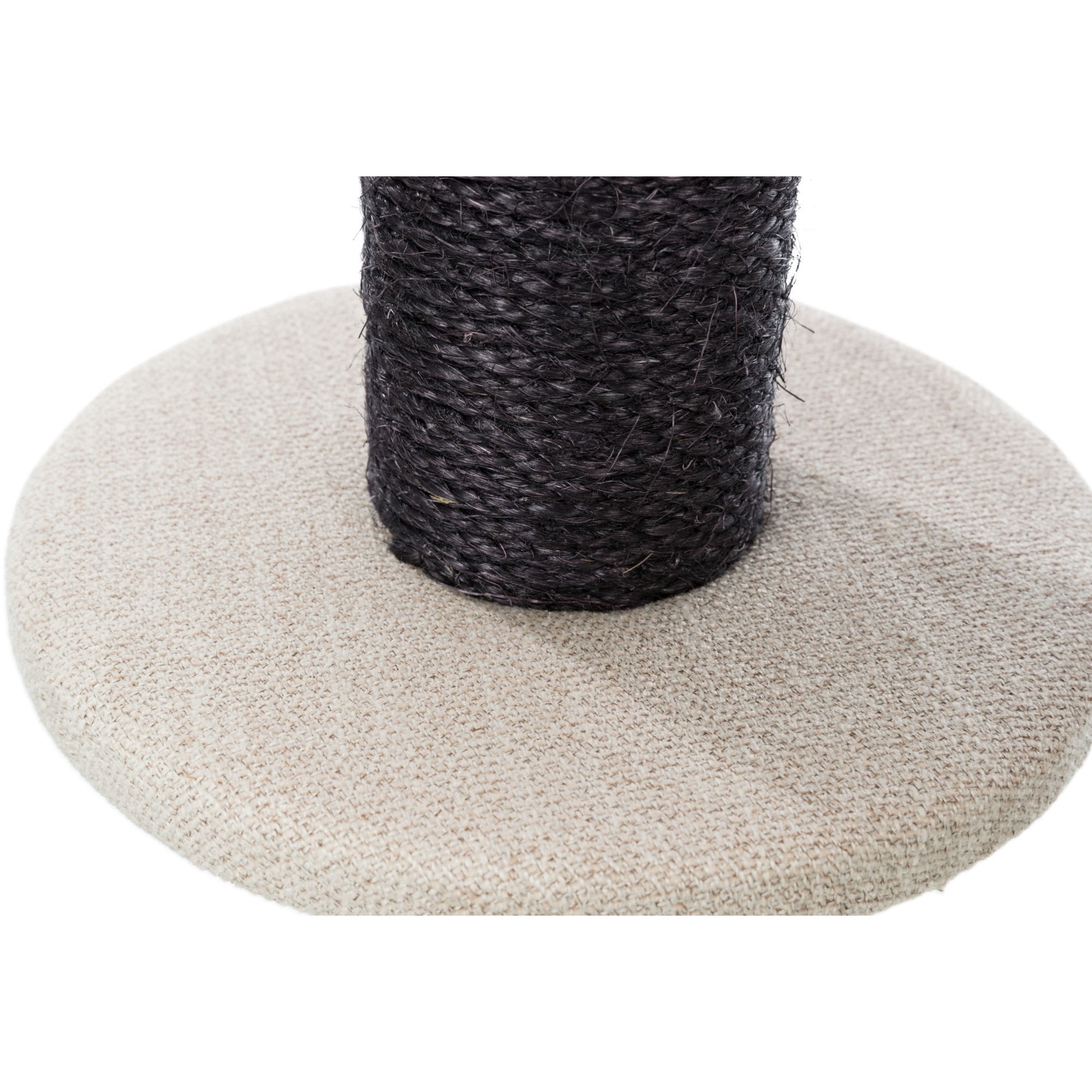 TRIXIE Vidor Plush & Sisal 2-Level 28.3" Cat Tree Scratching Posts Hammock Cushions Cream