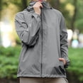 thumbnail image 1 of Veste d'Été Légère à Capuche pour Femme, Décontractée, à Manches Longues, à Fermeture Éclair, Manteau pour Cyclisme, Course, Randonnée, Sports de Plein Air, Tenue Active, Coupe-Vent, Vestes Décontractées avec Ceintures pour Femmes, Veste Légère Femme, 1 of 3