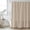 Brown Beige, variant on Sage Green Floral Shower Curtain, Waterproof Shower Curtains for Bathroom, Spring Flowers Washable Fabric Bathtub Curtain Set Bath Decor with 12 Hooks Stall 36"x72"