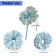 thumbnail image 3 of Lace Hair Rope Hair Bun Scrunchies Elastic Hair Rope Big Hair Scrunchy Vintage HairBands Female Accessories, 3 of 4