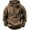 Brown, variant on ZHOUCHANKIDS Men's Autumn and Winter Hooded Youth Hoodie Men's Tooling Solid Color Casual Hoodie Coat Brown XXL