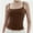 Brown, variant on Stretch Camisole Tank Tops for Women - Spaghetti Strap Undershirt Cami Fits Women
