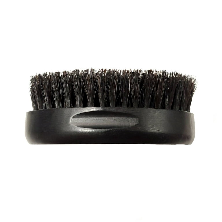 Professional Fade and Cleaning Barber Hair Brush with 100% Natural Boar  Bristles Wood Handle