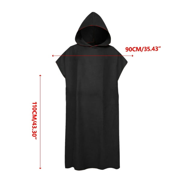 Sofa Vama Ropa de Cama Albornoz de microfibra para surf, toalla de playa cambiante, secado rápido para piscina con capucha for Navideño