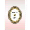 thumbnail image 2 of Pavlova, Martina 13x18 Black Ornate Wood Framed with Double Matting Museum Art Print Titled - Love Button, 2 of 4