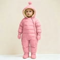 thumbnail image 2 of Kogui Baby Boy Clothes Newborn Winter Snowsuit Baby Infant Boys Girls Outfit Warm Jumpsuit Outwear Romper Coat Clothes 0 5 Months (Pink,0-5 Months), 2 of 9