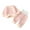 Pink, variant on 1 Sets Toddler Newborn Soft Thermal Underwear Set for Girls Boys Baby Winter Cotton Thermal Top and Bottom Autumn Warm Fleece Base Layer