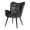 black, variant on Danolapsi Upholstered Chairs for Dining Table,Mid Century Kitchen Chairs with Oak Wood Legs, Farmhouse High Back Dinning Chair for Kitchen,Dining Room,Living Room,Restaurant,Coffee Shop,1 pcs