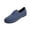 Blue, variant on Bkhluea Women Stitched Slip-On Casual Flats Comfortable Footwear For Office Work Daily Casual Outdoor Activities