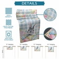thumbnail image 6 of Table Runner - 72 Inch Long, Easter Kitchen Dining Table Runner Dresser Scarves, Spring Rabbit Eggs Flowers Herbs Blue Plaid Farmhouse Decor for Coffee Tables Wedding Party Banquet, 6 of 8