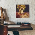 thumbnail image 5 of Epic Art 'Sunflowers And Wine' by Allayn Stevens, Acrylic Glass Wall Art, 12"x12", 5 of 8