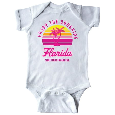 

Inktastic Enjoy The Sunshine Florida Summer Paradise Gift Baby Boy or Baby Girl Bodysuit