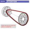 thumbnail image 2 of Red 35 Chain Compatible with Mini Bike Coleman CT100U CC100X Baja DB30 Motovox MBX10 MBX11 Predator 79cc 97cc 100cc Mega Moto MM-B80 Powersports Parts 140 Link 35 Chain Breaker, 2 of 9