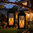 thumbnail image 3 of Solar Lanterns Outdoor Waterproof: 2 Pack Hanging Solar Lights for Outside Patio Porch Garden Tabletop Decor - Bright LED Warm White Solar Powered Lighting, 3 of 8