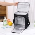 thumbnail image 4 of Insulated Backpack Cooler Bag with Double Shoulder Straps, Leakproof Ice Pack Compartment for Picnic, Camping, Fishing and Work Lunch, 4 of 6
