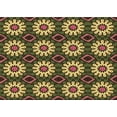 thumbnail image 1 of Ahgly Company Indoor Rectangle Patterned Cookie Brown Area Rugs, 5' x 8', 1 of 1