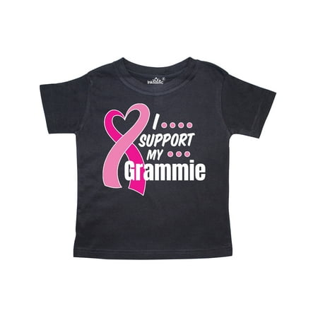 

Inktastic Breast Cancer Awareness I Support My Grammie Pink Ribbon Gift Toddler Boy or Toddler Girl T-Shirt