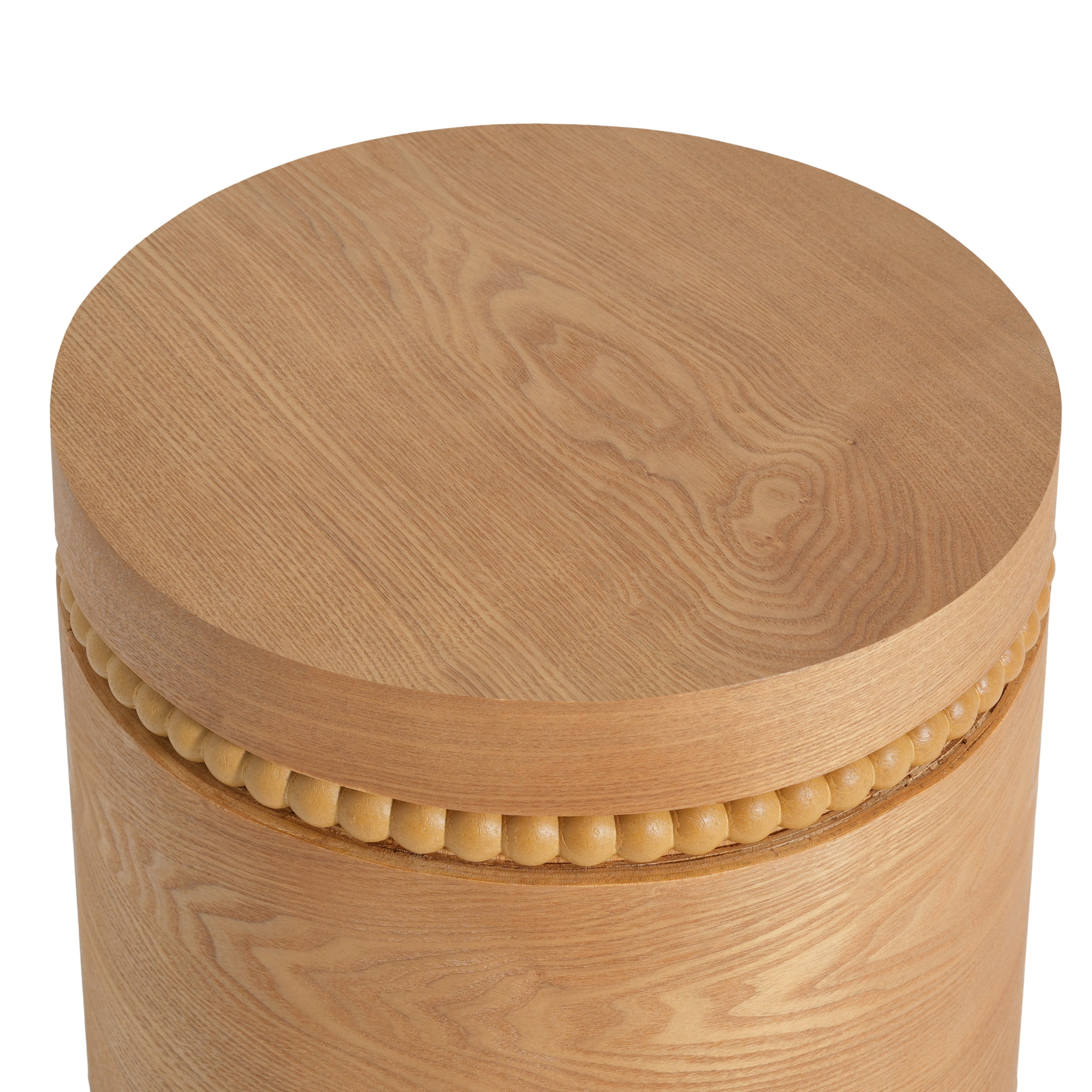 Christopher Knight Home 15.75" Cylindrical Wood End Table, Round Accent Side Table, Natural