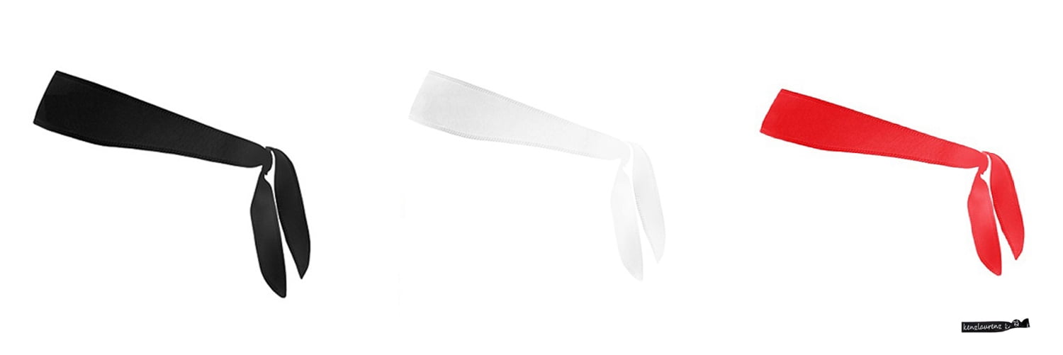 Kenz Laurenz - Kenz Laurenz Sports Headbands Tie Back 3 Moisture ...