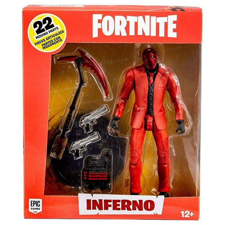 McFarlane Toys Hyper-Articulated fortnite Inferno Action Figure, 2