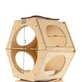thumbnail image 3 of Armarkat Wall Tree Additions Set of Two Natural Wood Cat Shelves W2107A, 3 of 5
