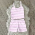 thumbnail image 6 of Mgmyaa Women Cami Pajama Set Sleeveless Sleepwear Short PJ Set with Shorts Sleepwear Sets, 6 of 7