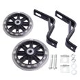 thumbnail image 1 of 2PCS Children Bike Auxiliary Wheel Flashing Light Mute Wheel Accessories with 18 Inch Bracket (Black), 1 of 8