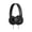 Black, variant on JVC HAS180 Black Lightweight Stereo Powerful Deep Bass Foldable Wired on Ear Headphones