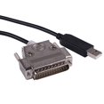thumbnail image 2 of USB to DB25 RS232 Serial Adapter Converter Cable Null Modem for Sharp X68K X68000 PC Communicate Programming Cable, 2 of 3