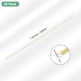 thumbnail image 3 of 20-Pack Brass Rod, 1mmx200mm H65 Solid Round Rods for Knife Handle Pins Material Making Supplies/Shaft Crafts/Model DIY, Lathe Rivet Dowel Stock Tube, 3 of 5