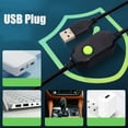 thumbnail image 7 of WEISIPU 10W USB Powered Mini Fish Tank Heater Thermostat Adjustable Submersible Aquarium Heater LED Heating Rod, 7 of 7