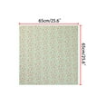 thumbnail image 3 of INSPIRE CHIC Women Chiffon Scarves - 25.6" x25.6" - Floral Print Square Kerchief Neck Scarf Neckerchief Light Green Floral, 3 of 6