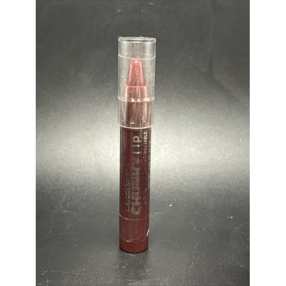 L.A. Colors Chunky Lip Pencil, Plum, 0.04 Ounce
