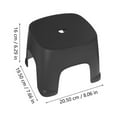 thumbnail image 4 of Milisten 2pcs Foot Stool Plastic Step Stool Bathroom Stepping Foot Stool Toilet Step Stool, 4 of 6