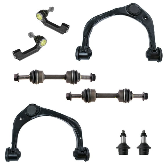 8 Piece Steering & Suspension Kit Control Arms Ball Joints Tie Rods End Links PSA52825 Fits select: 2015-2020 FORD F150, 2018-2021 FORD EXPEDITION