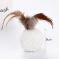 thumbnail image 3 of Cat Ball Toy Creative Faux Feather Decor Cat Training Toy Cat Interactive Toy, 3 of 6