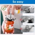 thumbnail image 4 of Toystoory Abrelatas de acero inoxidable, abrelatas ajustable Manual multifuncional y fácil de usar Organizadores de utensilios de cocina, 4 of 6