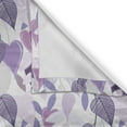 thumbnail image 6 of Ambesonne Floral Grommet Curtain, Foliage Leaves Purple, 50" x 63", Lavender Lilac Beige, 6 of 6