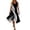 Black, variant on Sundresses for Women Round Neck Sleeveless - Irregular Hem Midi Dress with Floral Print and Soft Fabric for Summer Daily,Green M